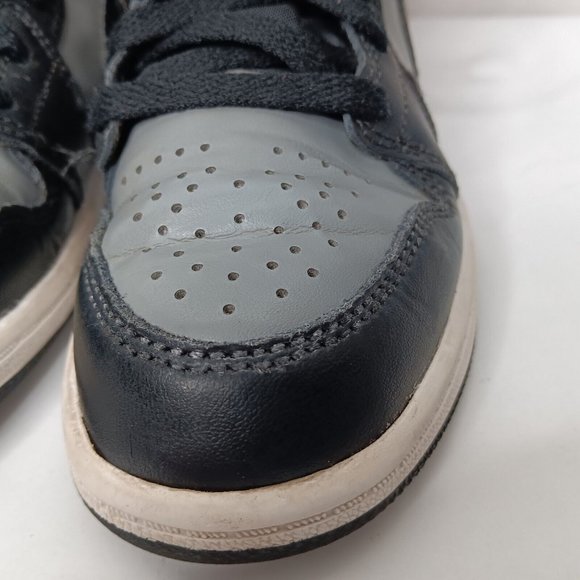 Nike Air Jordan Retro Mid Size 13 C Shoes Childrens Gray Black Lace 640734 096 - Picture 11 of 16